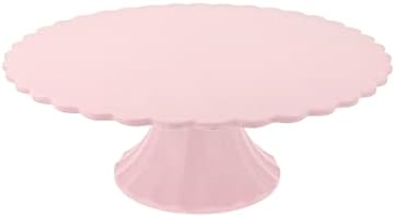 Medium Pink Reusable Bamboo Cake Stand (Pack of 1) in Pink