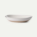 Mega and Giant Serving Dishes Set of 2, 16 inch and 14 inch Ceramic Pottery Oval Platters - Microwave, Oven and