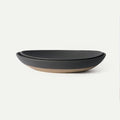 Mega and Giant Serving Dishes Set of 2, 16 inch and 14 inch Ceramic Pottery Oval Platters - Microwave, Oven and