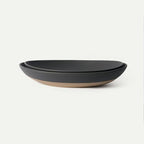 Mega and Giant Serving Dishes Set of 2, 16 inch and 14 inch Ceramic Pottery Oval Platters - Microwave, Oven and