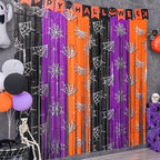 Mega-L Halloween Party Decorations, 2 Pack Halloween Foil Fringe Curtains