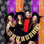 Mega-L Halloween Party Decorations, 2 Pack Halloween Foil Fringe Curtains, alternate view 3