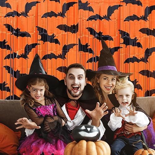 Mega-L Halloween Party Decorations, 2 Pack Halloween Party Photo Backdrop, alternate view 5