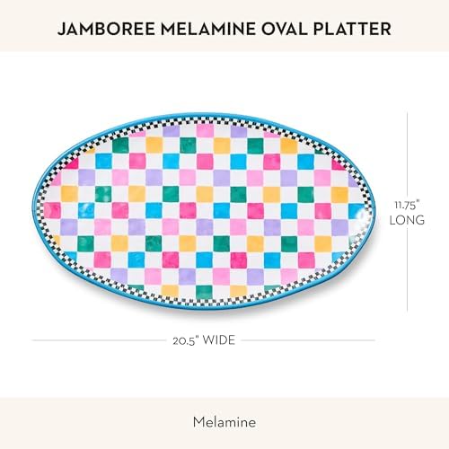 Melamine Oval Platter, Jamboree in Jamboree, alternate view 3