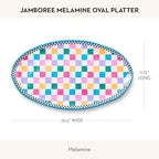Melamine Oval Platter, Jamboree in Jamboree, alternate view 3