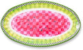 Melamine Oval Platter, Watermelon in Watermelon