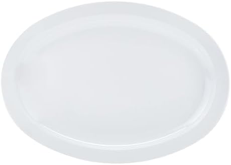 Melamine Oval Serving Platter for Restaurants and Home, Dishwasher Safe, BPA Free, Break and Crack Resistant, alternate view