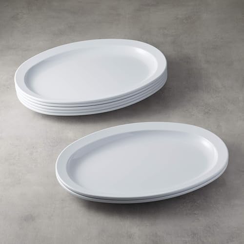 Melamine Oval Serving Platter for Restaurants and Home, Dishwasher Safe, BPA Free, Break and Crack Resistant, alternate view