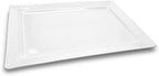Melamine Serving Tray - 2 Piece 15.875" x 10.875" 100% Melamine Rectangular Platter, White Color | Shatter-Proof, alternate