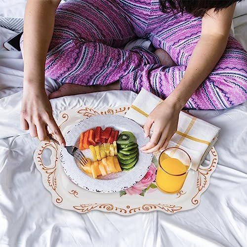 Melamine Serving Tray, Art Trays for Stylish Home Decor, Entertaining & Dining - Rectangular Appetizer Platter, alternate