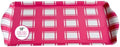 Melamine Serving Tray Pink Plaid Reusable Lightweight Charcuterie Platter in Pink Plaid