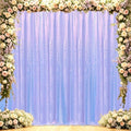 Mermaid Lavender Sequin Backdrop Curtain 4FTx8FT Glitter Champagne Background Drapes Sparkle Photography