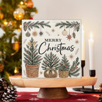 Merry Christmas Decorations, Christmas Tree Wooden Sign Decor, alternate view 3