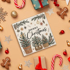 Merry Christmas Decorations, Christmas Tree Wooden Sign Decor, alternate view 4
