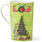 Merry Grinchmas Porcelain Christmas Color Changing Mug in 1 Count in Green, alternate view 5