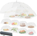 Mesh Food Covers for Outside - Upgraded 2 Extra Large 40x24 in & 8 Large 17x17 in Outdoor Party Food Cover Tent