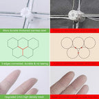 Mesh Food Covers for Outside - Upgraded 2 Extra Large 40x24 in & 8 Large 17x17 in Outdoor Party Food Cover Tent, alternate
