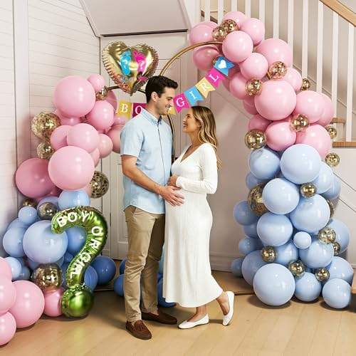 Metal Arch Backdrop Stand 2 Set (6FT/5FT), Gold Wedding Arch Frame, alternate view 5