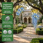 Metal Arch Backdrop Stand 7.2FT+6FT: Wedding Arch Frame for Ceremony Balloon Arch Stand for Birthday Anniversary, alternate