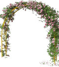 Metal Arch Backdrop Stand 7Ft Wide 7.7Ft High, Wedding Arch Frame for Wedding Decorations, Balloon Arch Stand