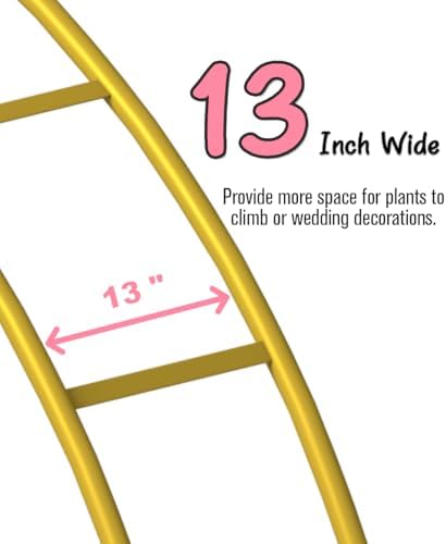 Metal Arch Backdrop Stand 7Ft Wide 7.7Ft High, Wedding Arch Frame for Wedding Decorations, Balloon Arch Stand, alternate view