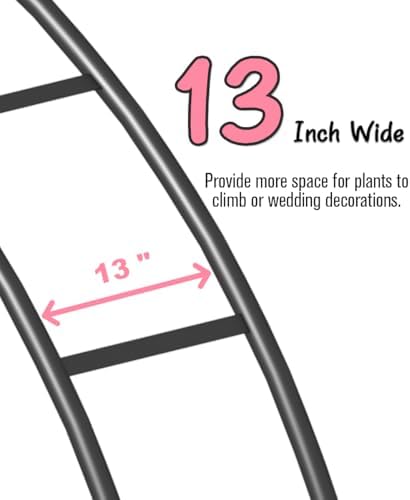 Metal Arch Backdrop Stand 7Ft Wide 7.7Ft High, Wedding Arch Frame for Wedding Decorations, Balloon Arch Stand, alternate view