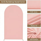 Metal Arch Backdrop Stand and Cover Set, 7.2FT, 6FT Party Backdrop, Easy to Assemble, Backdrop Stand for, alternate view 4