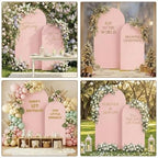 Metal Arch Backdrop Stand and Cover Set, 7.2FT, 6FT Party Backdrop, Easy to Assemble, Backdrop Stand for, alternate view 5