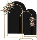 Metal Arch Backdrop Stand and Cover Set, 8FT, 7.2FT Party Backdrop, Easy to Assemble, Backdrop Stand for