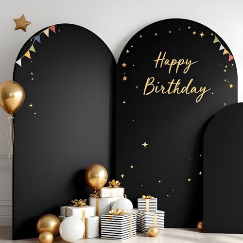 Metal Arch Backdrop Stand and Cover Set, 8FT, 7.2FT Party Backdrop, Easy to Assemble, Backdrop Stand for, alternate view 5