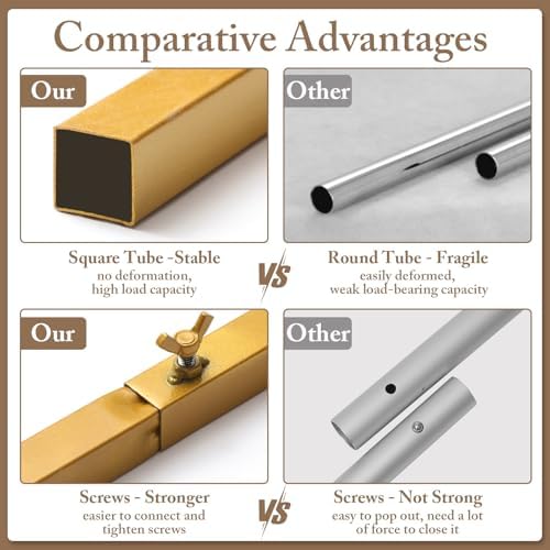 Metal Arch Backdrop Stand and Cover Set of 2, Sturdy 7.2FT, 6FT Party Backdrop Set, Wedding Arch Frame and Cover, alternate