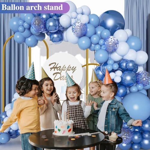 Metal Arch Backdrop Stand, Gold, Set of 3, 6FT, 5FT, 4FT in Gold, alternate view 3