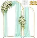 Metal Arch Backdrop Stand, Set of 2 (7.2FT + 6FT) Wedding Arch Stand