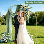 Metal Arch Backdrop Stand, Set of 2 (7.2ft/6ft), Wedding Arch Stand, alternate view 2