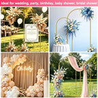 Metal Arch Backdrop Stand, Set of 2 (7.2ft/6ft), Wedding Arch Stand, alternate view 6