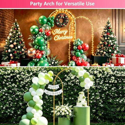 Metal Arch Backdrop Stand, Set of 2 (7.2ft/6ft), Wedding Arch Stand, alternate view 7