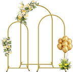 Metal Arch Backdrop Stand, Set of 3 (4/5/6ft) Wedding Arch Stand
