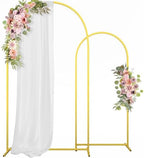 Metal Arch Backdrop Stand Wedding Arch frame Set of 2 (7.2FT,6FT)