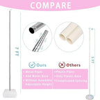 Metal Balloon Column Stand Set of 2, Reusable Telescopic Design, Height Adjustable from 1.57 to 7 Ft, Balloon, alternate view