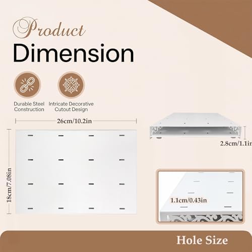 Metal Cakesicle Display Stand with Vine Pattern, 16 Holes, 10.24 x 7.09 x 1.06 Inch, Pre-Assembled Party and, alternate view