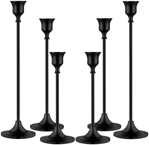 Metal Candle Holders for Candlesticks Taper Candlestick Holders Set Vintage Decorative Centerpiece Candelabra