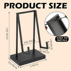 Metal Display Easel Stand Tabletop Easel, Black, 8 x 5 x 3 Inch in 8 x 5 x 3 Inch in Black, alternate view 3