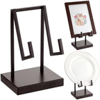 Metal Display Easel Stand Tabletop Easel, Brown, 6 x 4 x 3 Inch in 6 x 4 x 3 Inch in Brown