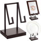 Metal Display Easel Stand Tabletop Easel, Brown, 8 x 5 x 10 Inch in 8 x 5 x 10 Inch in Brown