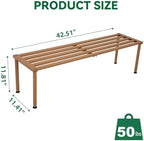 Metal Plant Stand, Rust-proof Aluminum Display Rack, Plants Display Stands Decoration Racks for Living Room, alternate view 3