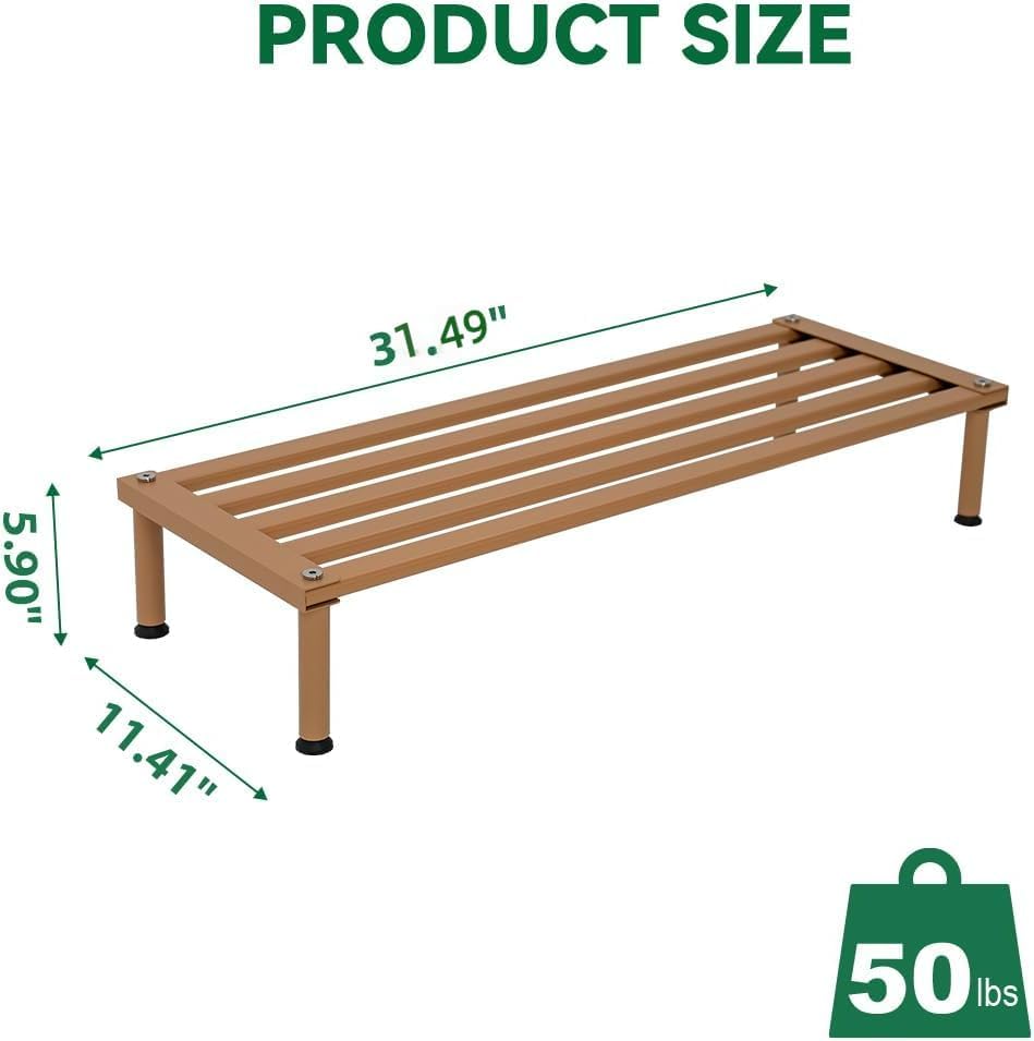 Metal Plant Stand, Rust-proof Aluminum Display Rack, Plants Display Stands Decoration Racks for Living Room, alternate view 3