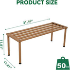 Metal Plant Stand, Rust-proof Aluminum Display Rack, Plants Display Stands Decoration Racks for Living Room, alternate view 3