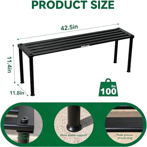 Metal Plant Stand, Rust-proof Aluminum Display Rack, Plants Display Stands Decoration Racks for Living Room, alternate view 3