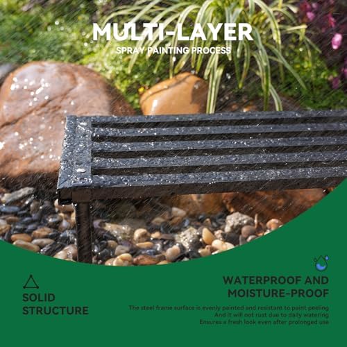 Metal Plant Stand, Rust-proof Aluminum Display Rack, Plants Display Stands Decoration Racks for Living Room, alternate view 6