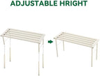 Metal Plant Stand, Rust-proof Aluminum Flower Pot Stand, Heavy Duty Planter Display Shelving for Patio Balcony, alternate